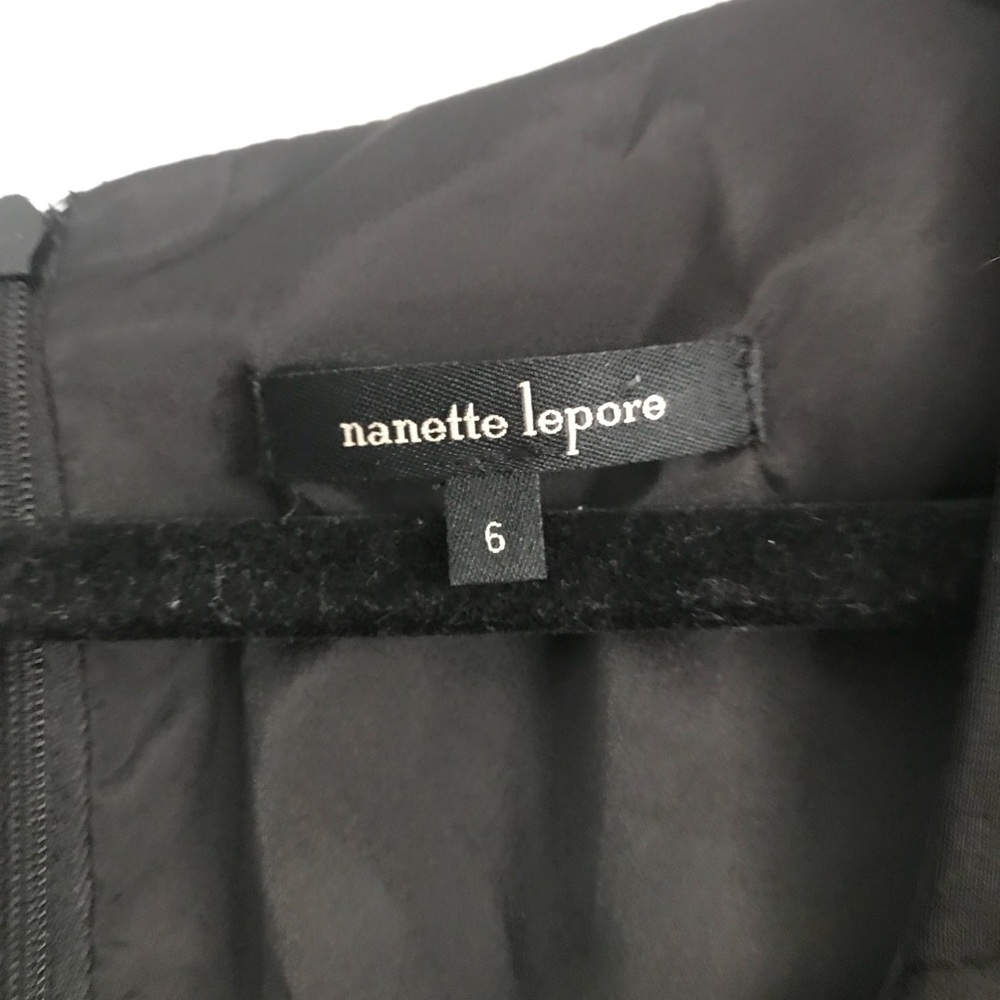 Black Dress Flutter sleeve Nanette Lepore classic